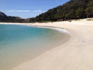 A coastal depositional landform