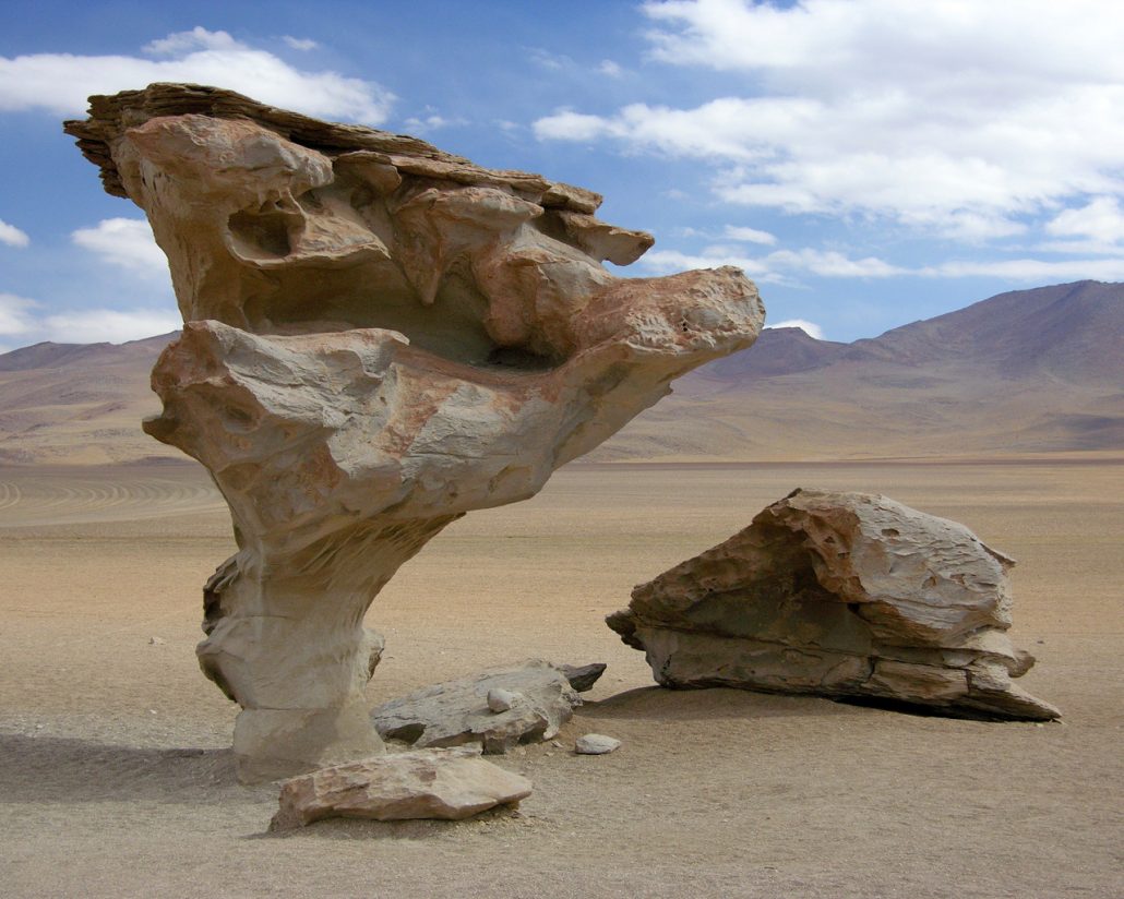 Landform of wind erosion