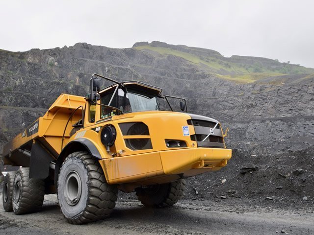 an image showing quarrying for limestone