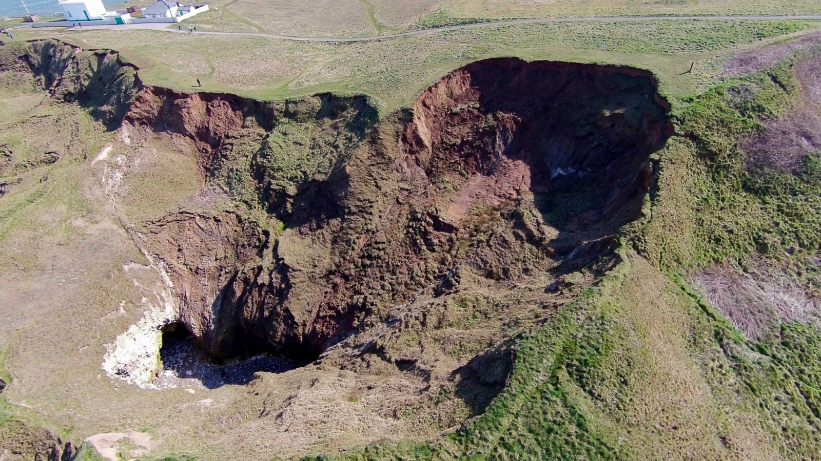 Mass movement at Flamborough Head