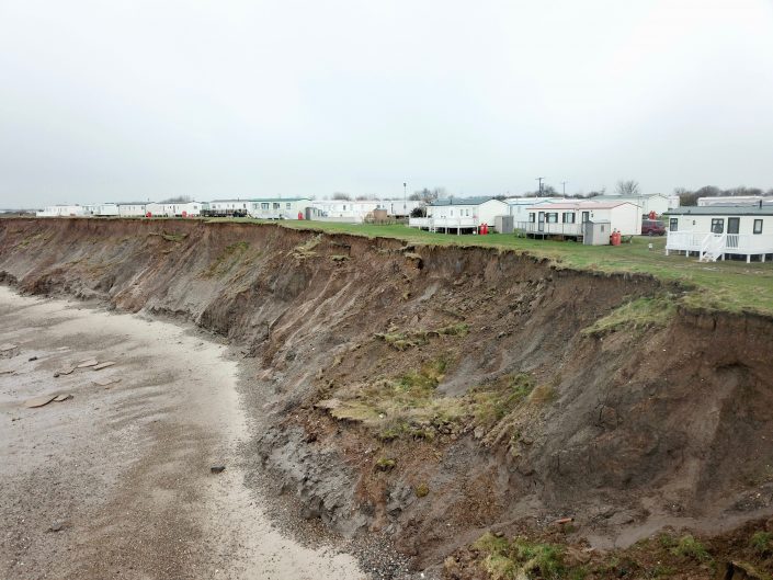 Slumping to the south of Hornsea