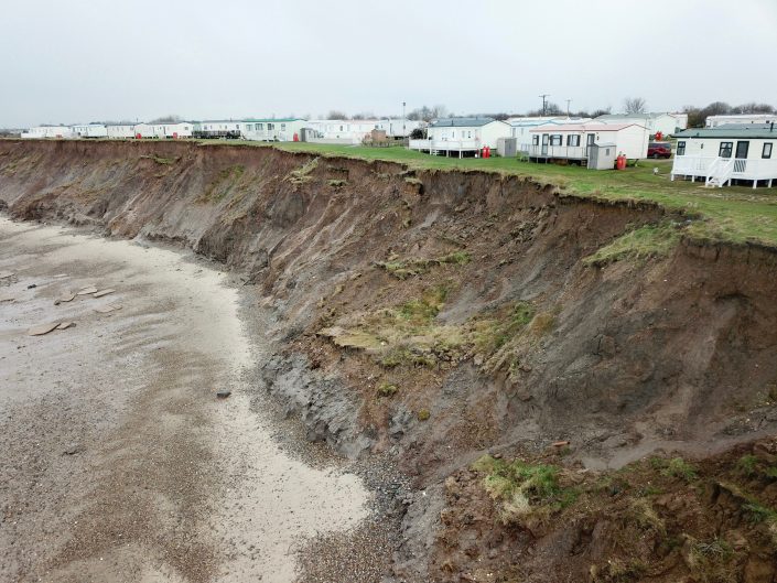 Slumping to the south of Hornsea