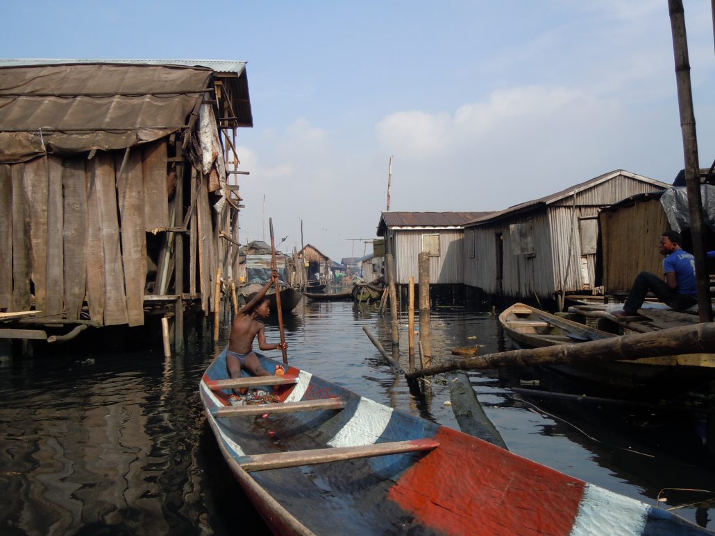 Makoko, a squatter settlement in Lagos