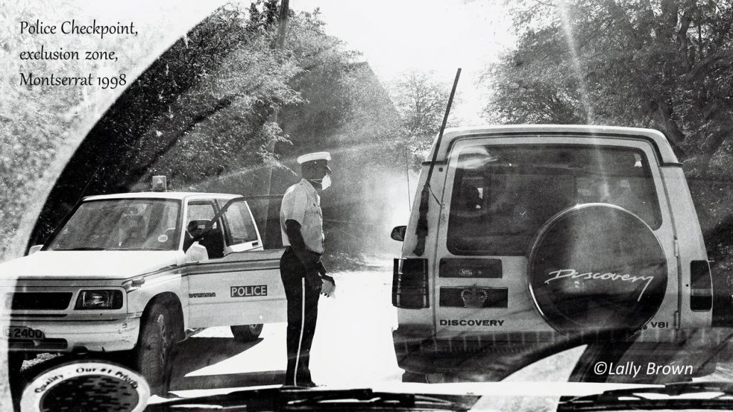Police checkpoint Montserrat