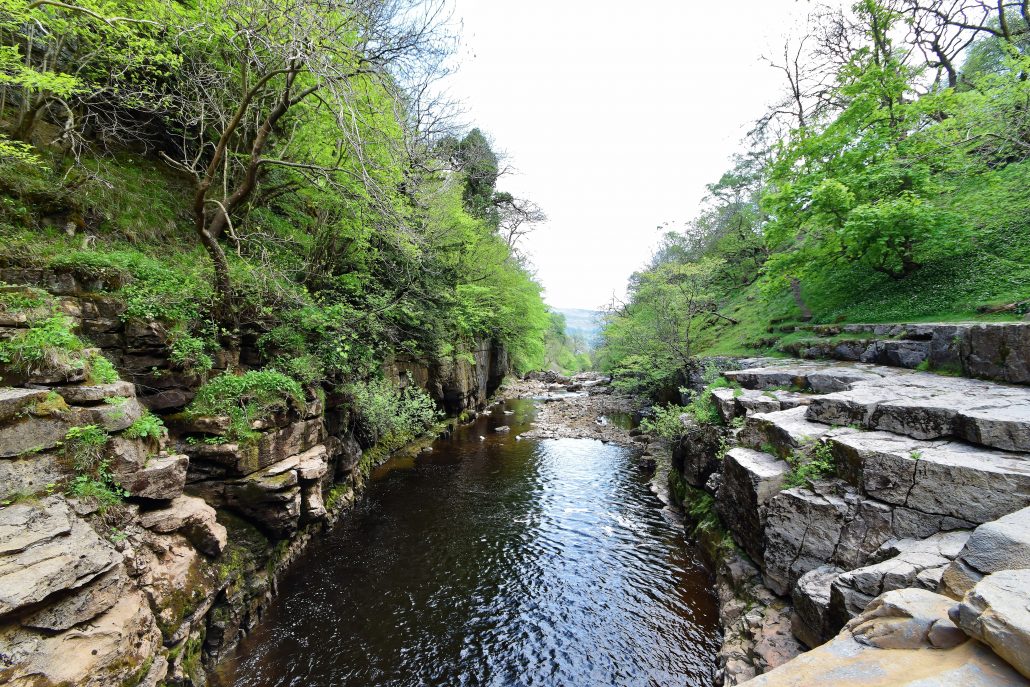 A gorge on the River Swale, Yorkshire Dales. 