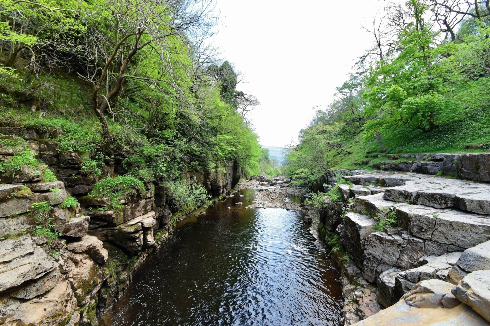 A gorge on the River Swale, Yorkshire Dales.