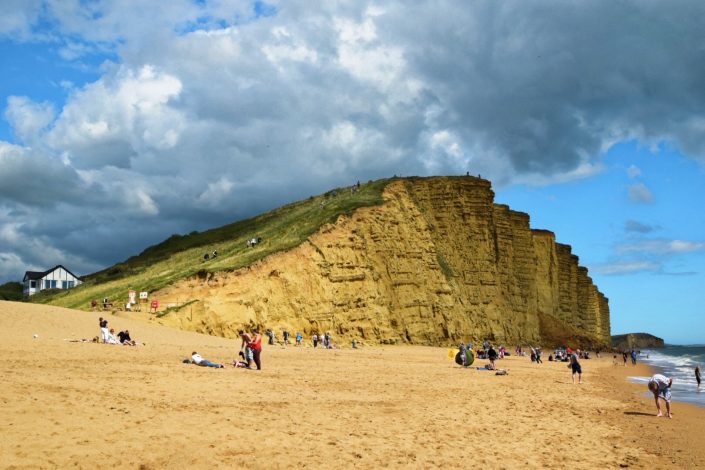 Landslide at West Bay, Dorset.