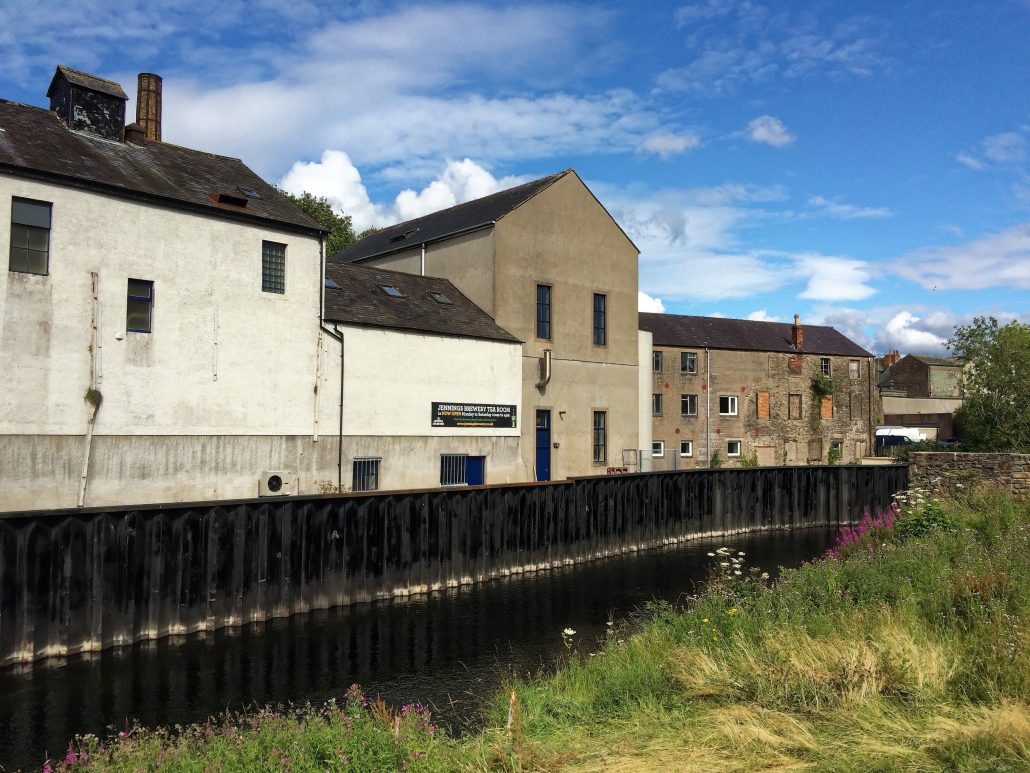 Flood defences at Cockermouth