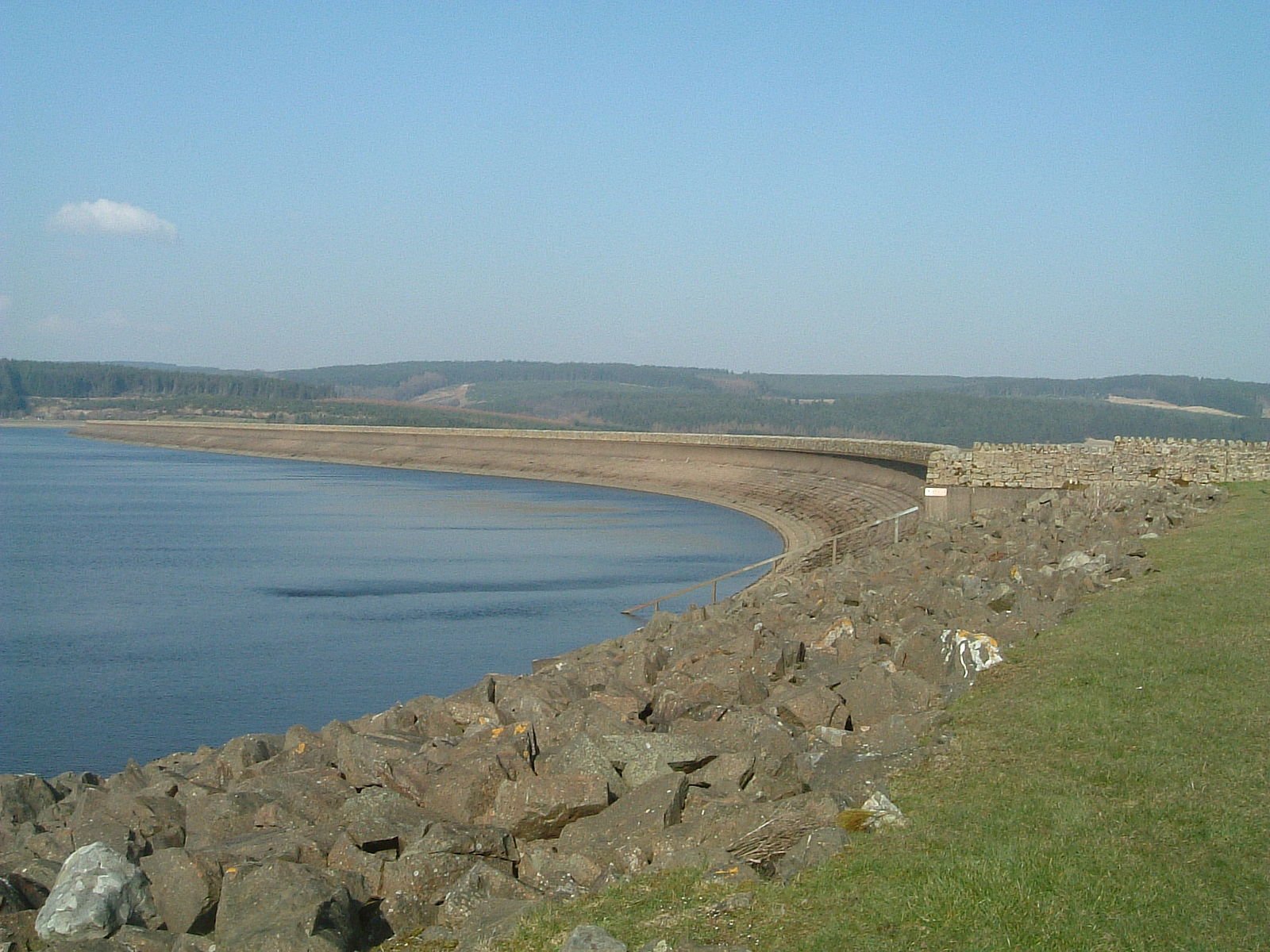 Kielder Dam and reservoir