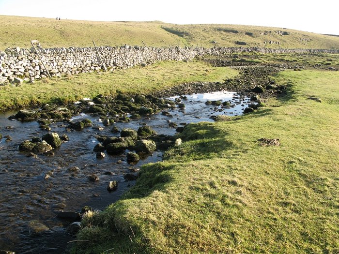 Water Sinks, a swallow hole close to Malham Tarn. 