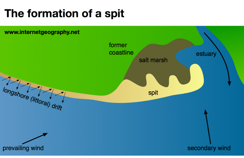Landforms of coastal deposition Geography