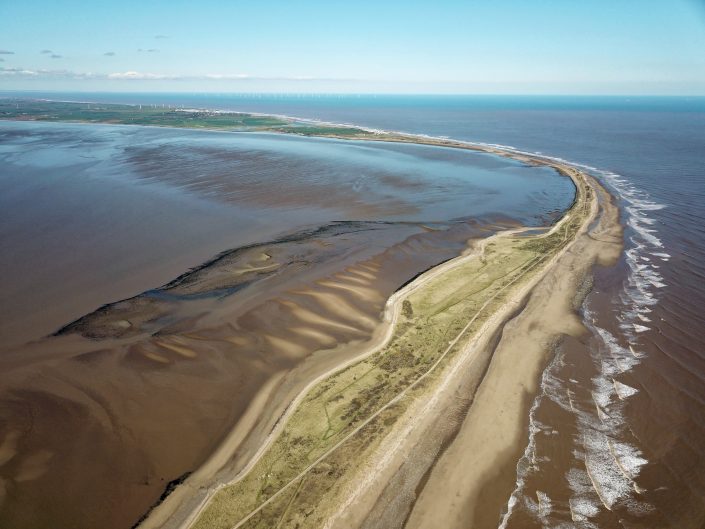 Spurn Point - view north