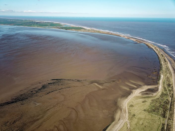 Spurn Point - view north