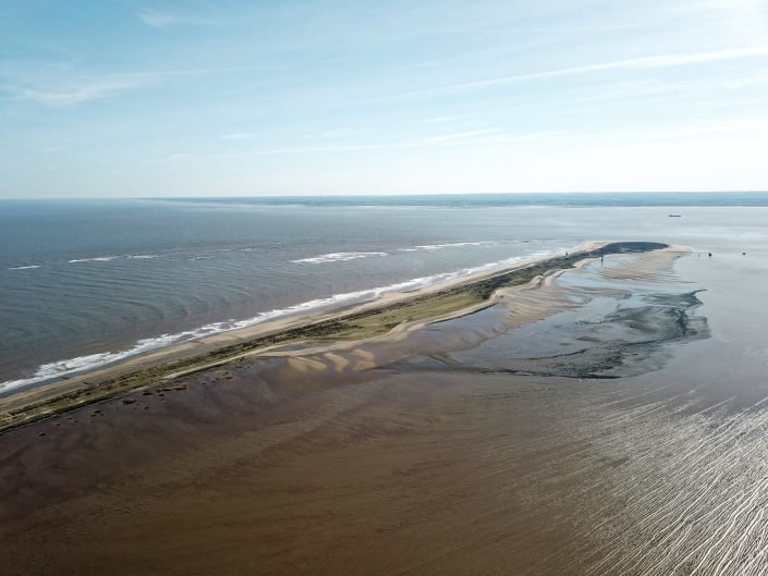 Spurn Point - view south
