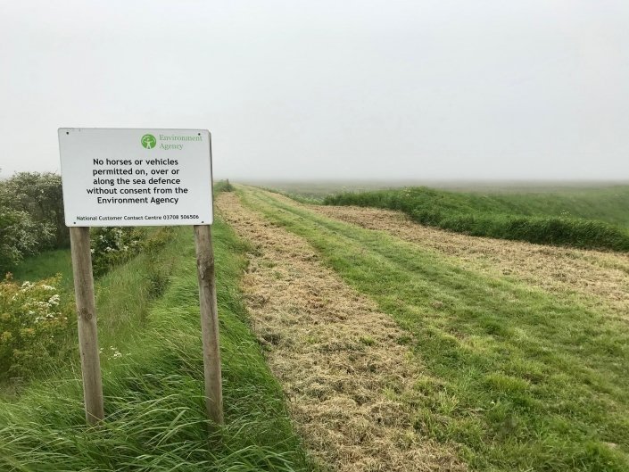 Embankment at Donna Nook