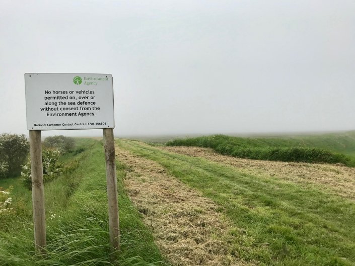 Embankment at Donna Nook