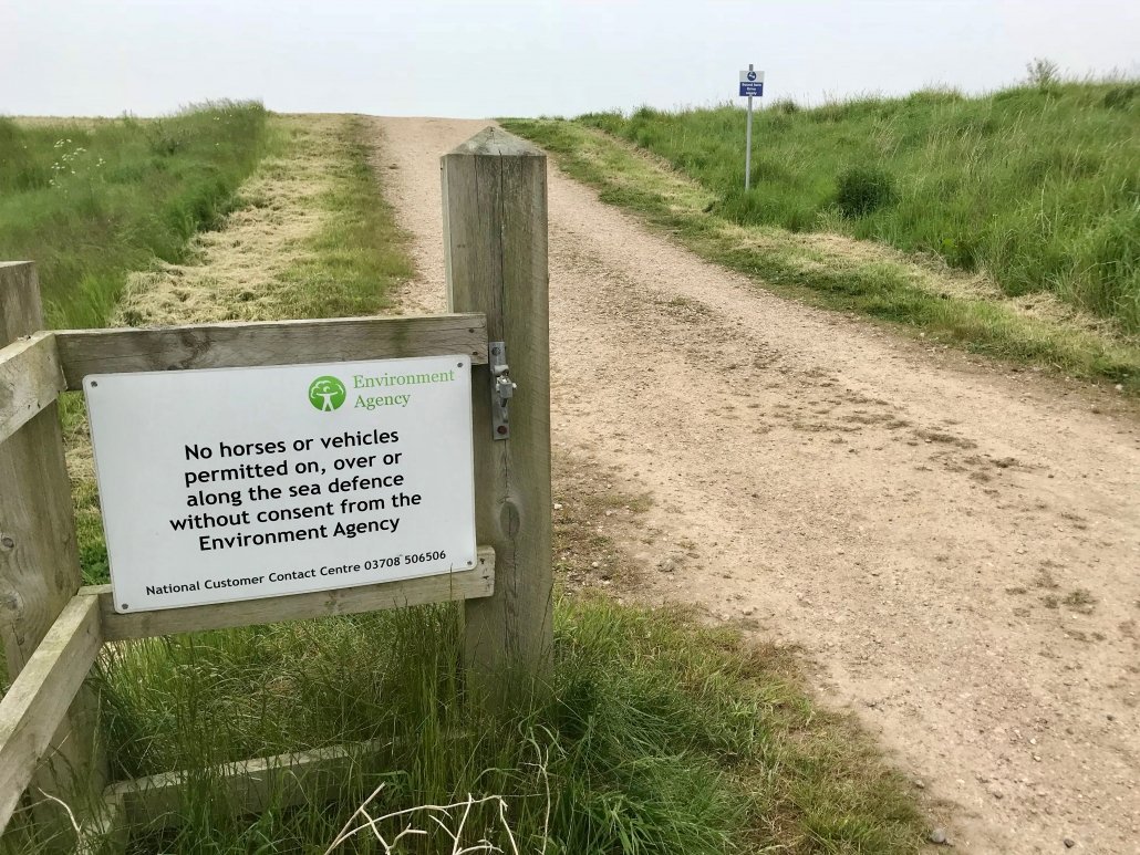 Embankment at Donna Nook