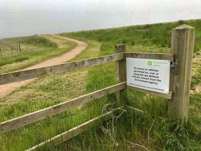 Embankment at Donna Nook