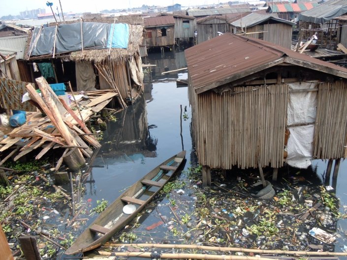 Lagos squatter settlements Geography