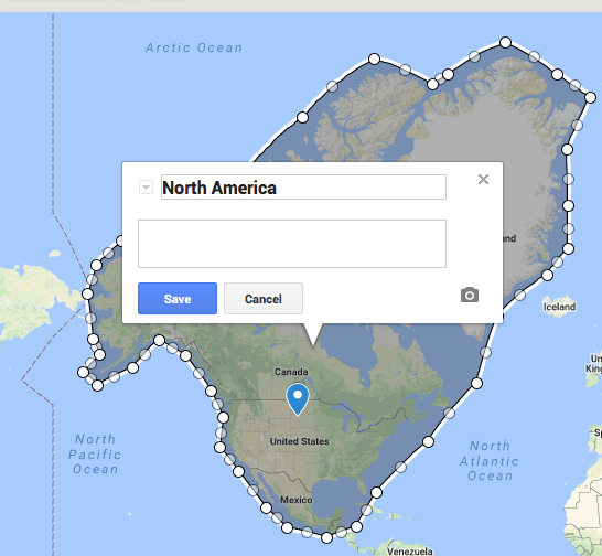 North America Polygon