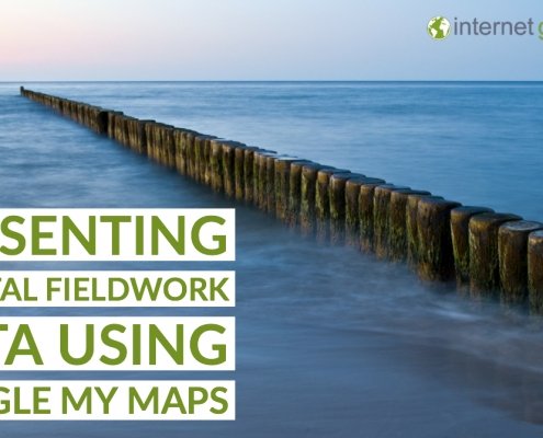 Coastal fieldwork and Google My Maps