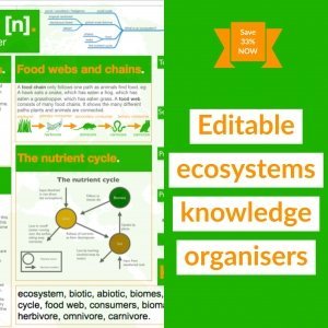 Ecosystems knowledge organisers