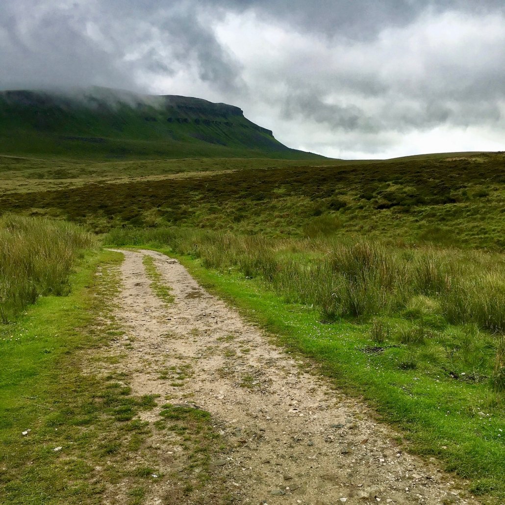 Pen-y-ghent and the Three Peaks footpath