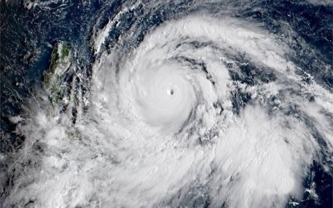 Typhoon Manghut satellite image