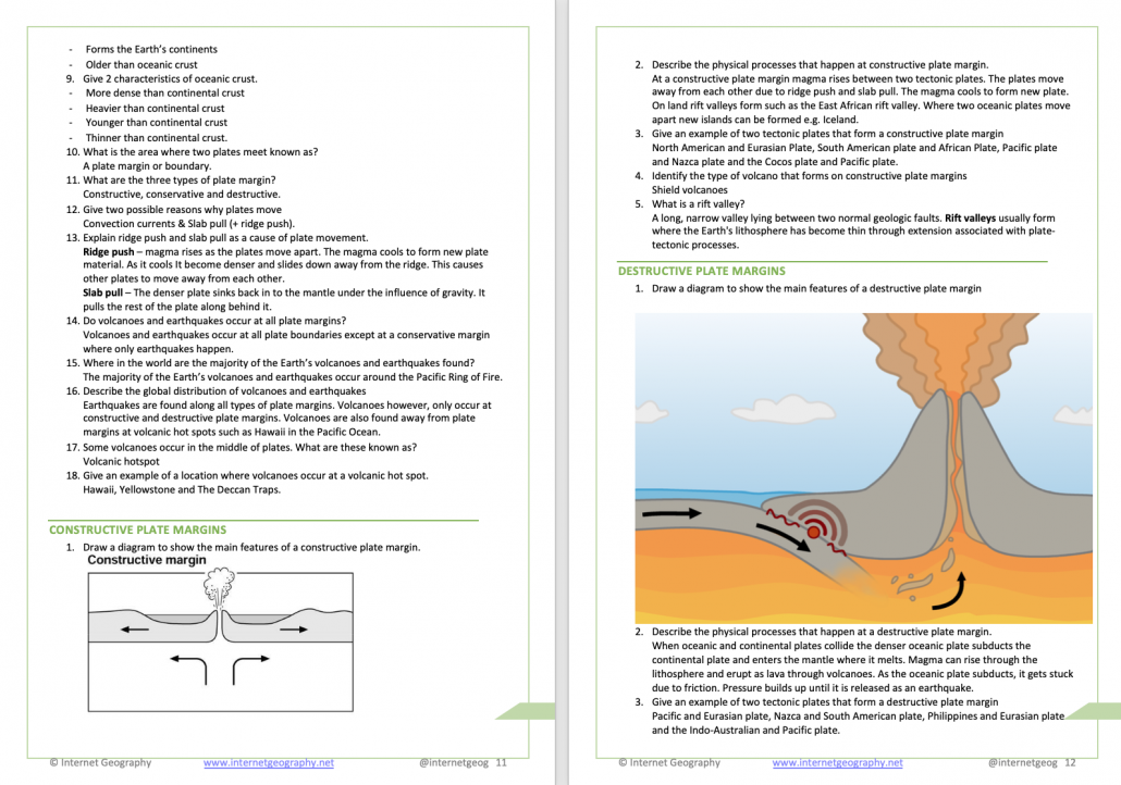 Gcse Geography Natural Hazards Physical Teaching Resources Gambaran