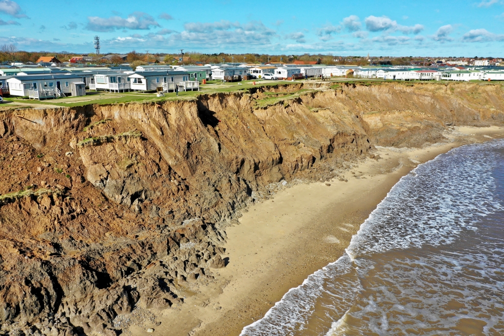 Slumping at Hornsea March 2019