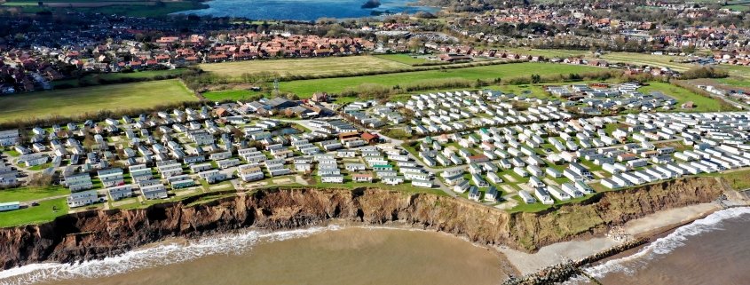 Embayment to the south of sea defences at Hornsea