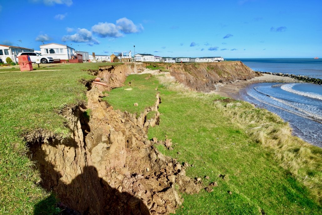 Mass Movement at Hornsea on March 17th 2019