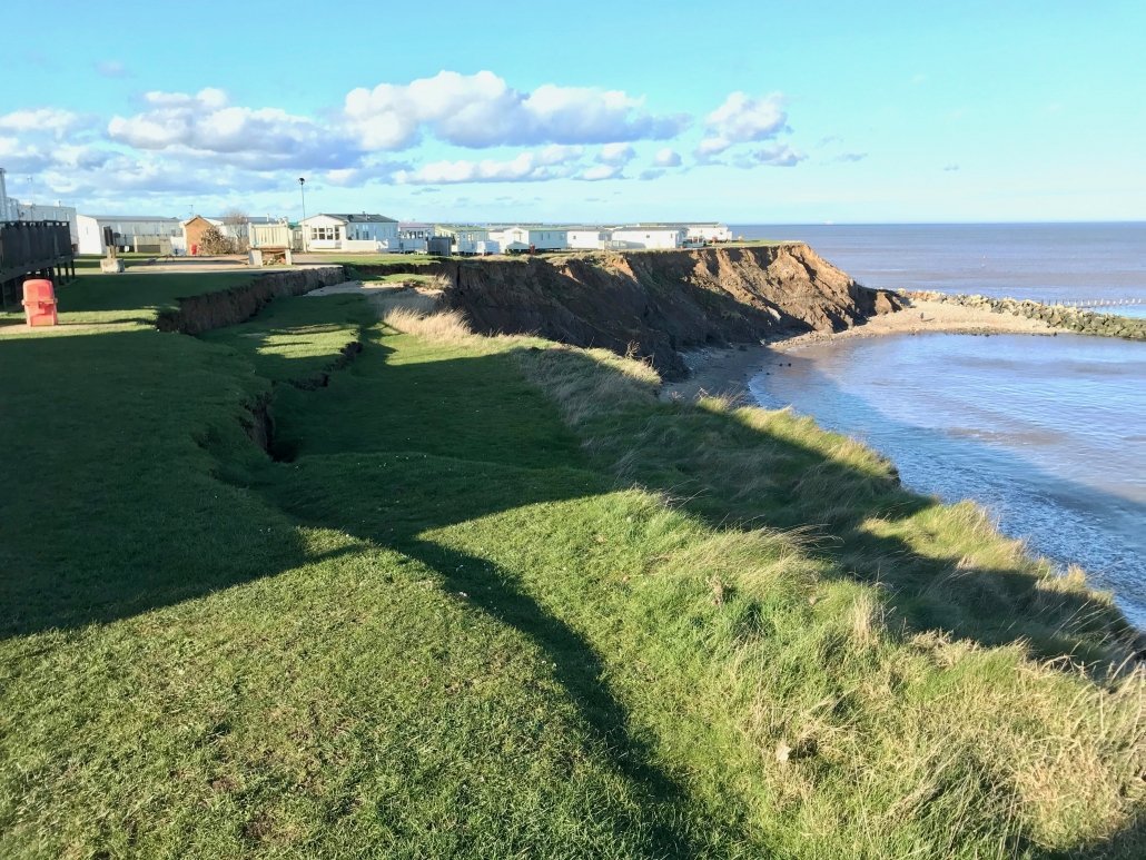 Mass movement at Hornsea on March 9th 2019