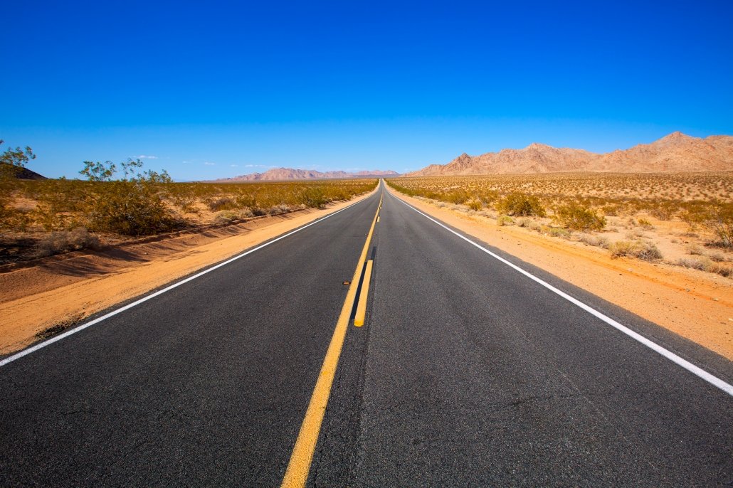 Mohave Desert by Route 66 in California, USA