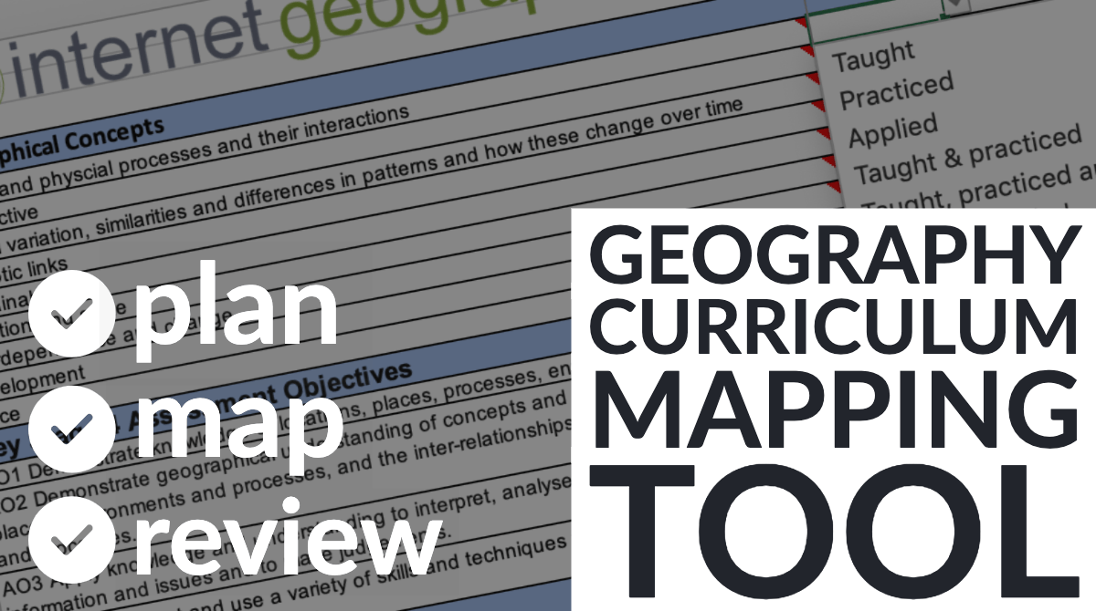 Geography Curriculum Mapping Tool Geography