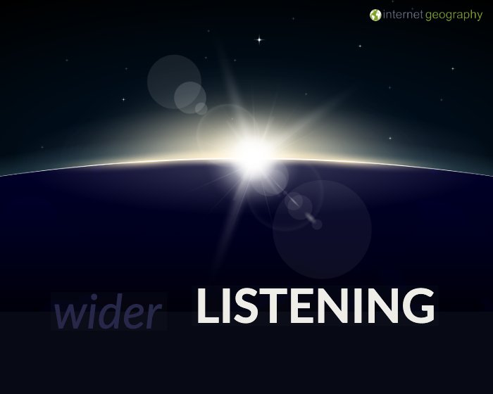 Wider listening