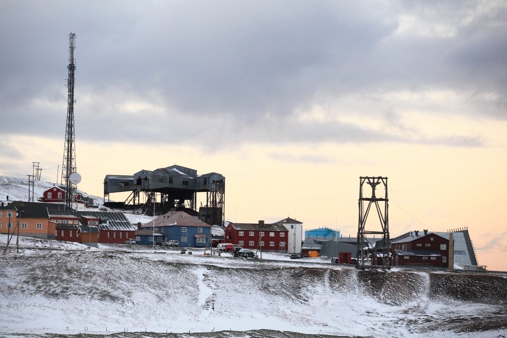 A coal mine at Svalbard