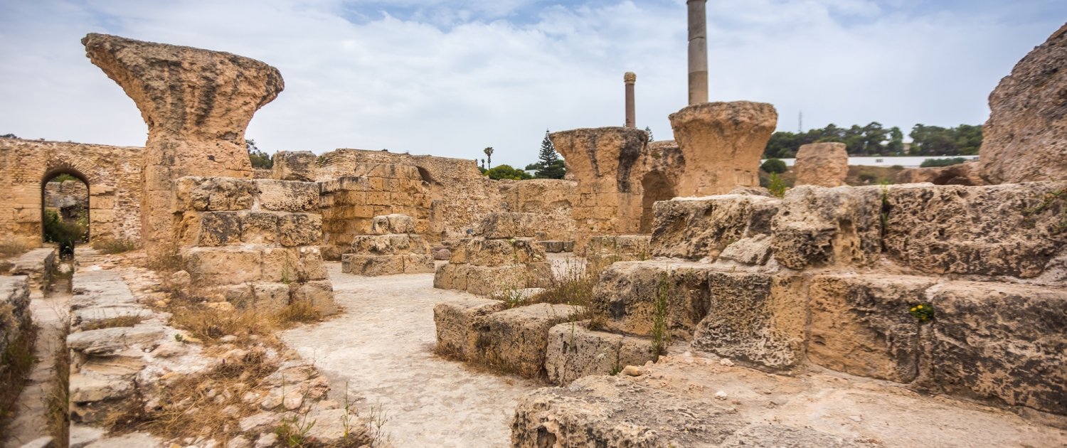 An image showing the remains of Carthage, Tunisia