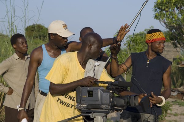 Filming a Nollywood movie