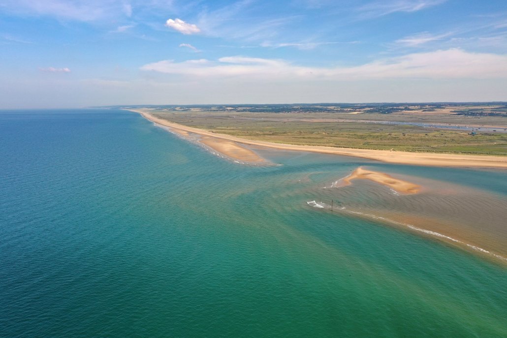 Deposition close to the mouth of Blakeley harbour.