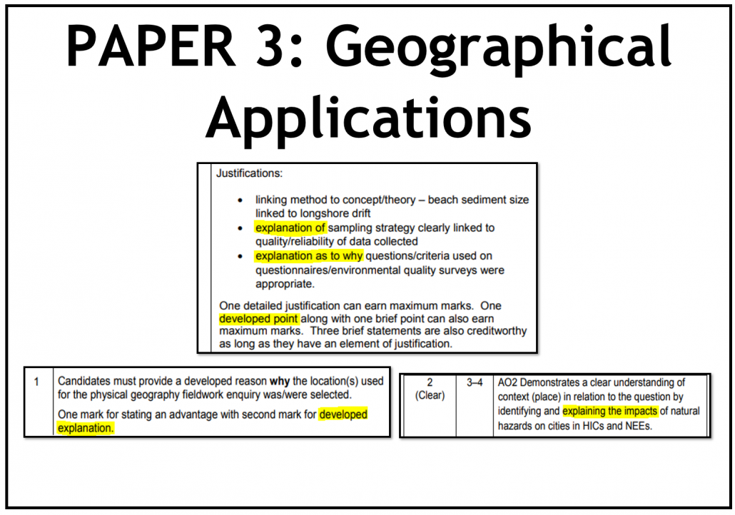 Paper 3 Geographical Applications
