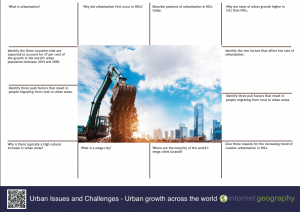 Urban Issues and Challenges - Urban growth across the world