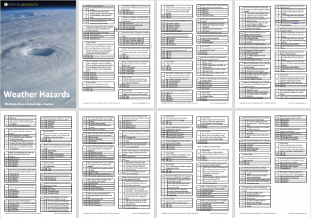 Weather Hazards and Climate Change Multiple Choice Quiz