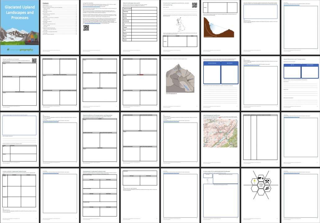 Glacial Upland Landscapes and Processes Work Booklet