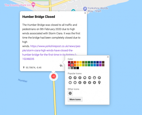 Mapping the Impacts of Storm Ciara