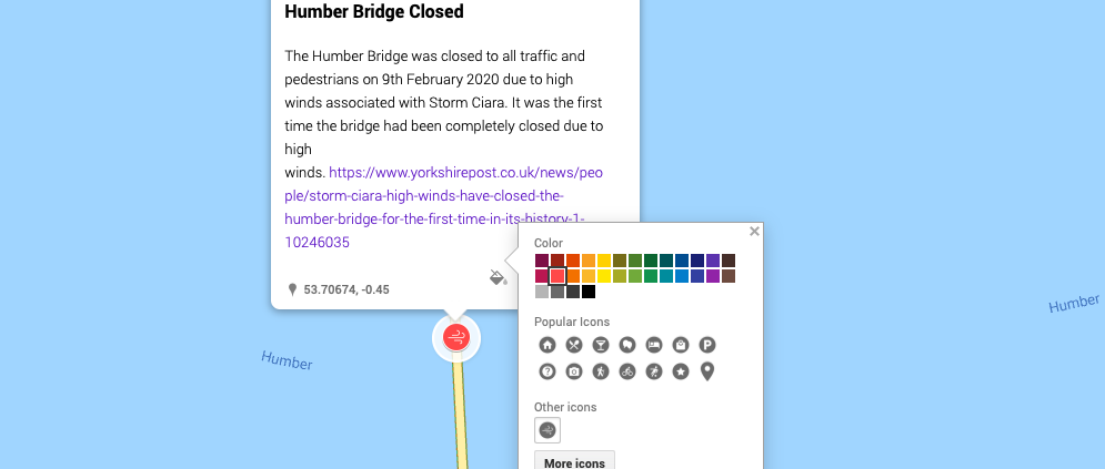 Mapping the Impacts of Storm Ciara