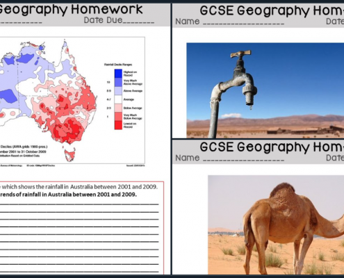 GCSE Geography Homework Resources by Mr McAllister
