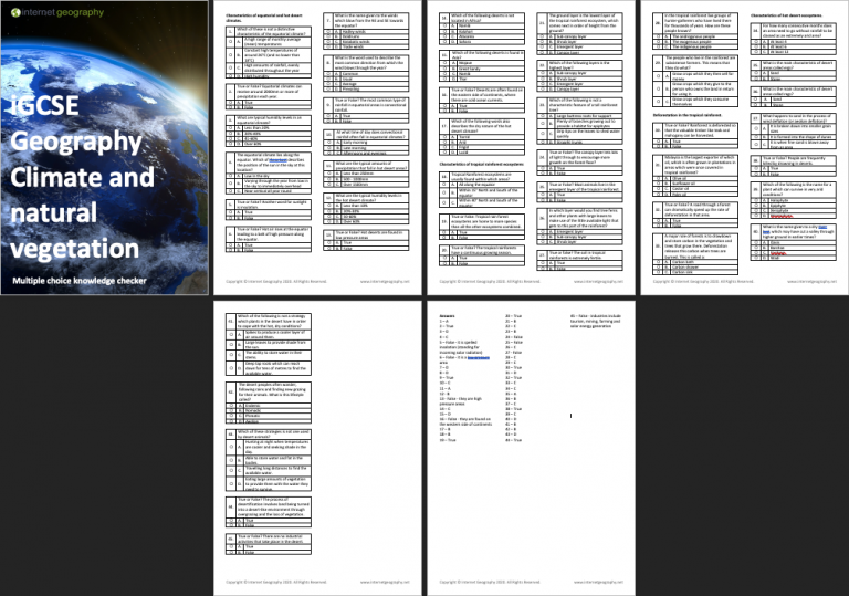 iGCSE Geography Resources Geography