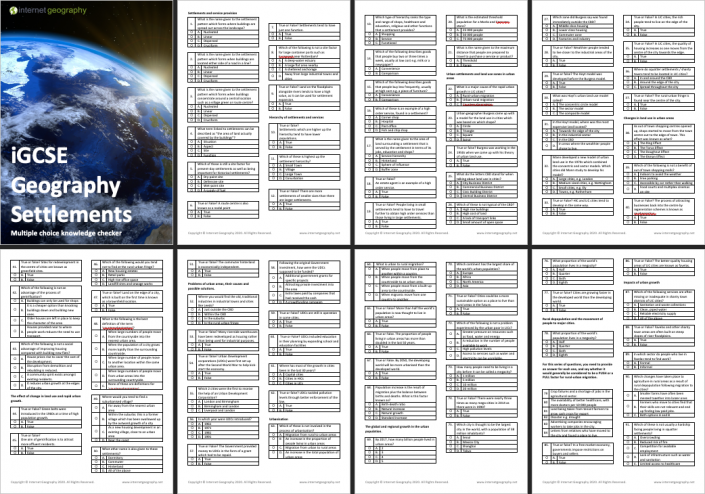 iGCSE Geography Resources - Internet Geography