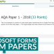 Microsoft Forms Exam Papers